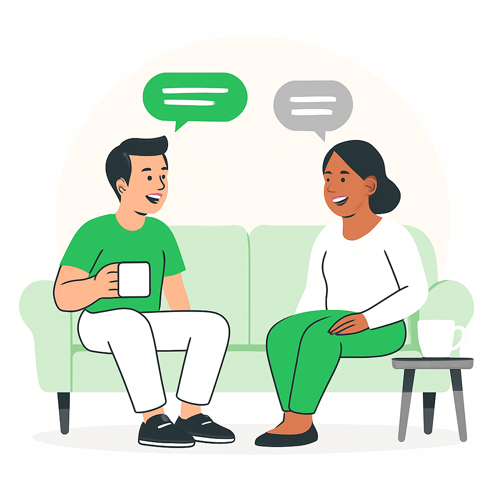 Ilustración: Conversa y decide